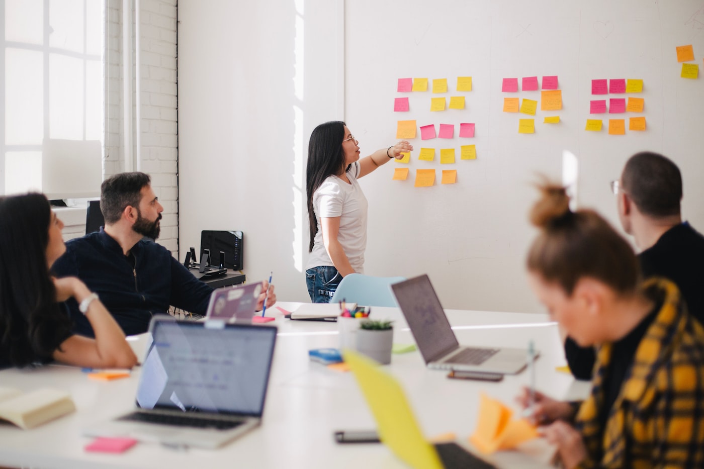 Equipa Growth Partners em sessão de planeamento estratégico